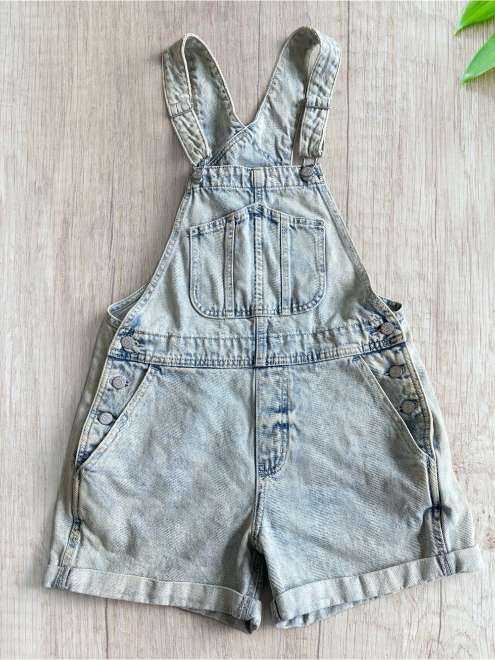 Old Navy Light Blue Denim Overalls Size S